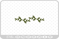 Botanical Hand Drawn Vine Doodle Nature SVG PNG DXF Product Image 1