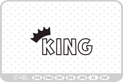 Royal King Crown SVG PNG DXF Product Image 1