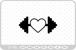 Workout Gym Fitness SVG PNG DXF Product Image 1