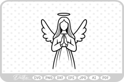 Angel Wings Halo Christmas Christian Jesus Religion Church Product Image 1