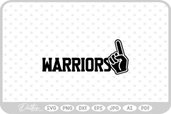 Warriors Sports Team SVG PNG DXF Product Image 1