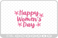 Happy International Women's Day Feminism SVG PNG DXF Product Image 1