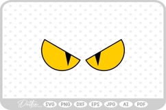Halloween Scary Eyes Eyeballs SVG PNG DXF Product Image 1