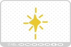 Star Sparkle Shape SVG PNG DXF Product Image 1