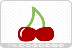 Cherries SVG PNG DXF Product Image 1