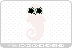 Ghost with Sunglasses Halloween SVG PNG DXF Product Image 1