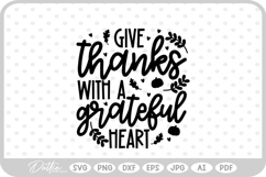 Thanksgiving Quote Fall Autumn Pumpkin SVG PNG DXF Product Image 1