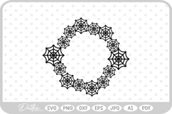 Spider Web Spooky Season Design Halloween SVG PNG DXF Product Image 1