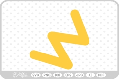 Zig Zag SVG PNG DXF Product Image 1