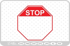 Stop Sign SVG PNG DXF Product Image 1