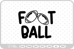 American Football SVG PNG DXF Product Image 1