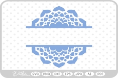 Split Mandala SVG PNG DXF Product Image 1