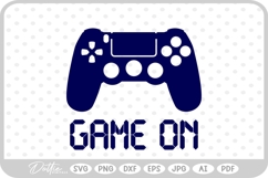Game On Controller SVG PNG DXF Product Image 1