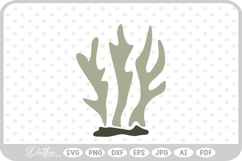 Coral Seaweed SVG PNG DXF Product Image 1