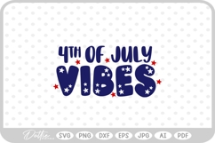 4th of July USA America SVG PNG DXF Product Image 1