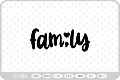 Semicolon Mental Health Symbol Love SVG PNG DXF Product Image 1