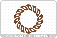 Rope Border SVG PNG DXF Product Image 1