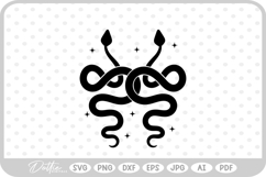 Snake Halloween Spooky Season Autumn SVG PNG DXF Product Image 1
