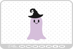 Halloween Ghost Witch SVG PNG DXF Product Image 1