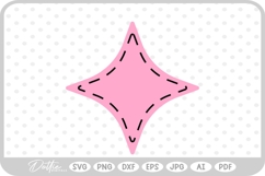 Stitched Sparkle SVG PNG DXF Product Image 1