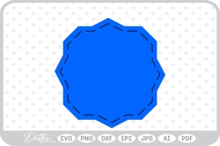Elegant Dashed Shape SVG PNG DXF Product Image 1