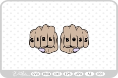 Girl Power Fists Feminism Equality SVG PNG DXF Product Image 1