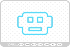 Robot SVG PNG DXF Product Image 1