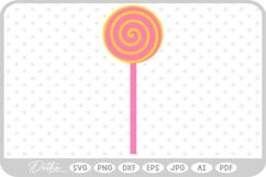 Lolly Lollipop Candy SVG PNG DXF Product Image 1
