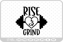 Workout Gym Fitness SVG PNG DXF Product Image 1