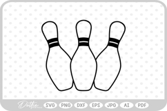 Bowling SVG PNG DXF Product Image 1