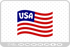 USA America SVG PNG DXF Product Image 1
