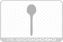 Spoon SVG PNG DXF Product Image 1