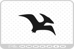 Dino Dinosaur Silhouette SVG PNG DXF Product Image 1