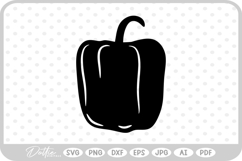 Bell Pepper SVG PNG DXF Product Image 1