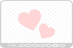 Hearts SVG PNG DXF Product Image 1