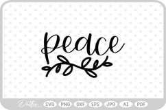 Faith Peace God Jesus Love SVG PNG DXF Product Image 1