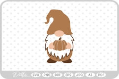 Fall Autumn Gonk Gnome Thanksgiving SVG PNG DXF Product Image 1