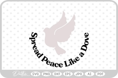 Dove Quote SVG PNG DXF Product Image 1