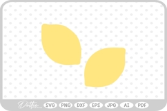Lemon Citrus Fruit SVG PNG DXF Product Image 1