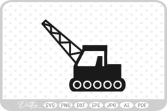 Construction Vehicle SVG PNG DXF Product Image 1