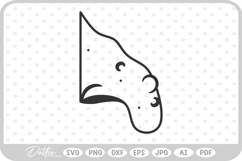 Witch Nose Warts Halloween Green SVG PNG DXF Product Image 1