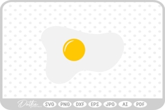 Fried Egg SVG PNG DXF Product Image 1