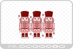 Nutcracker Christmas Festive Holiday SVG PNG DXF Product Image 1
