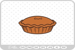 Pie Outline Icon Food Baking Cooking SVG PNG DXF Product Image 1