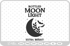 Moon Light Potion Bottle Label Halloween Witch SVG Product Image 1
