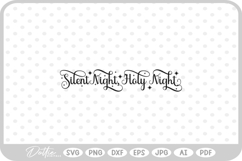 Nativity Scene Outline Silhouette Shape Christmas SVG PNG DX Product Image 1