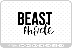 Workout Quote Gym Fitness SVG PNG DXF Product Image 1