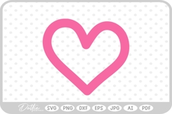 Heart Shape SVG PNG DXF Product Image 1