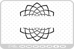 Split Mandala SVG PNG DXF Product Image 1