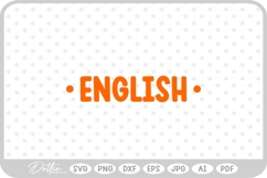 School Subject SVG PNG DXF Product Image 1